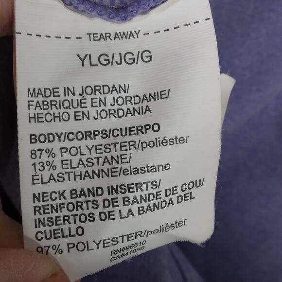 Under Armour Lilac Loose Sweatshirt Size Large Youth High Neck Long Sleeve - Picture 5 of 6